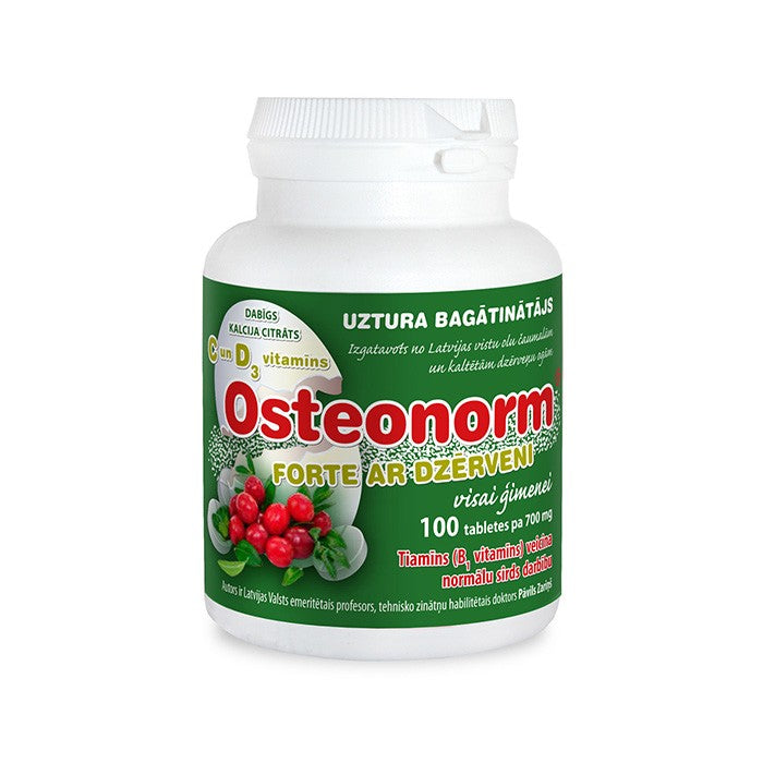OSTEONORM Forte 700 mg with Cranberry tablets N100