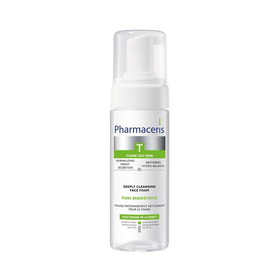 PHARMACERIS T Puri-Sebostatic deep cleansing facial foam 150 ml
