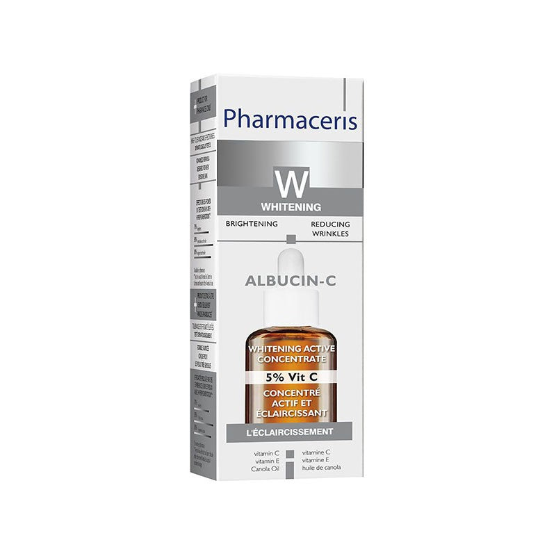 PHARMACERIS W Albucin-C 5% concentrated serum for whitening pigmentation 30 ml