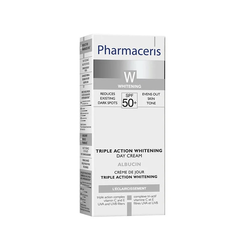 PHARMACERIS W Albucin SPF50+ day cream 30 ml