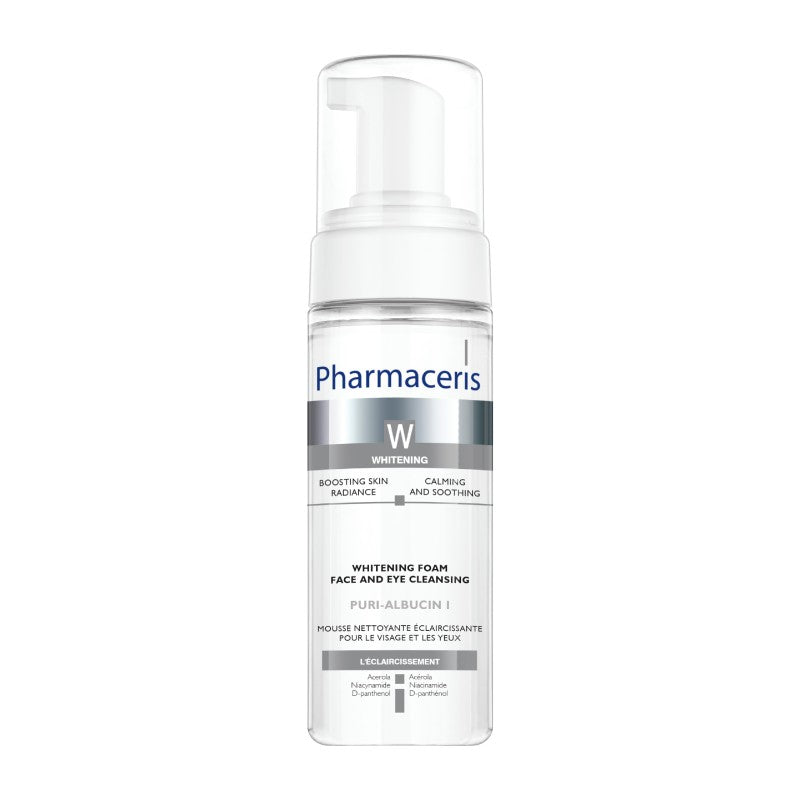 PHARMACERIS W Puri-Albucin I whitening foam for face and eyes 150 ml