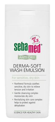 SEBAMED Anti-Dry Derma-soft Wash emulsion 200 ml