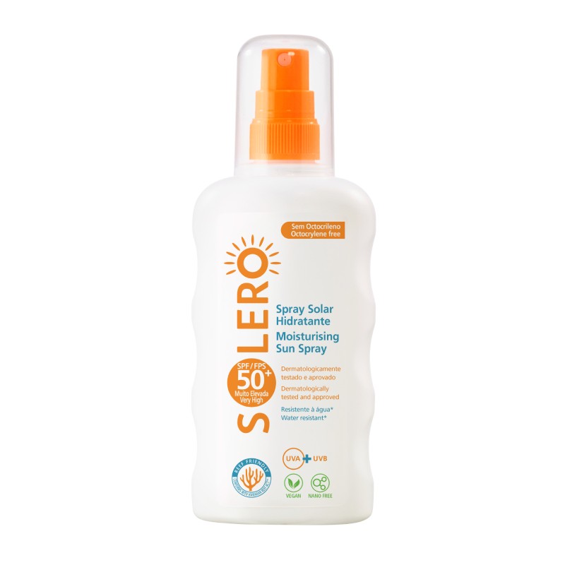 SOLERO SPF50+ moisturizing sunscreen spray 200 ml