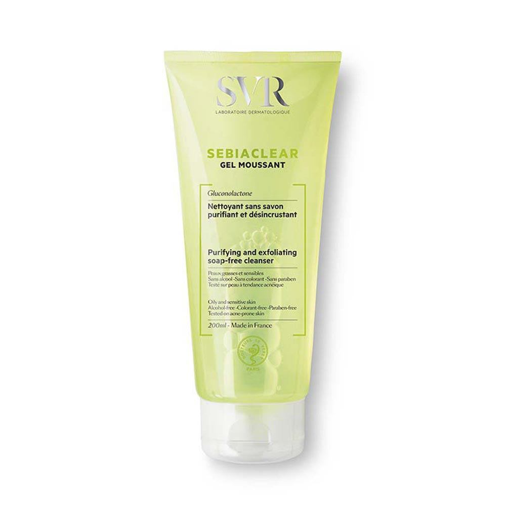 SVR Sebiaclear Cleansing and exfoliating gel 200 ml