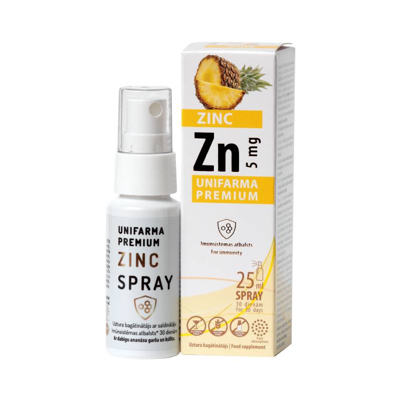UNIFARMA Premium Zinc spray liquid 25 ml