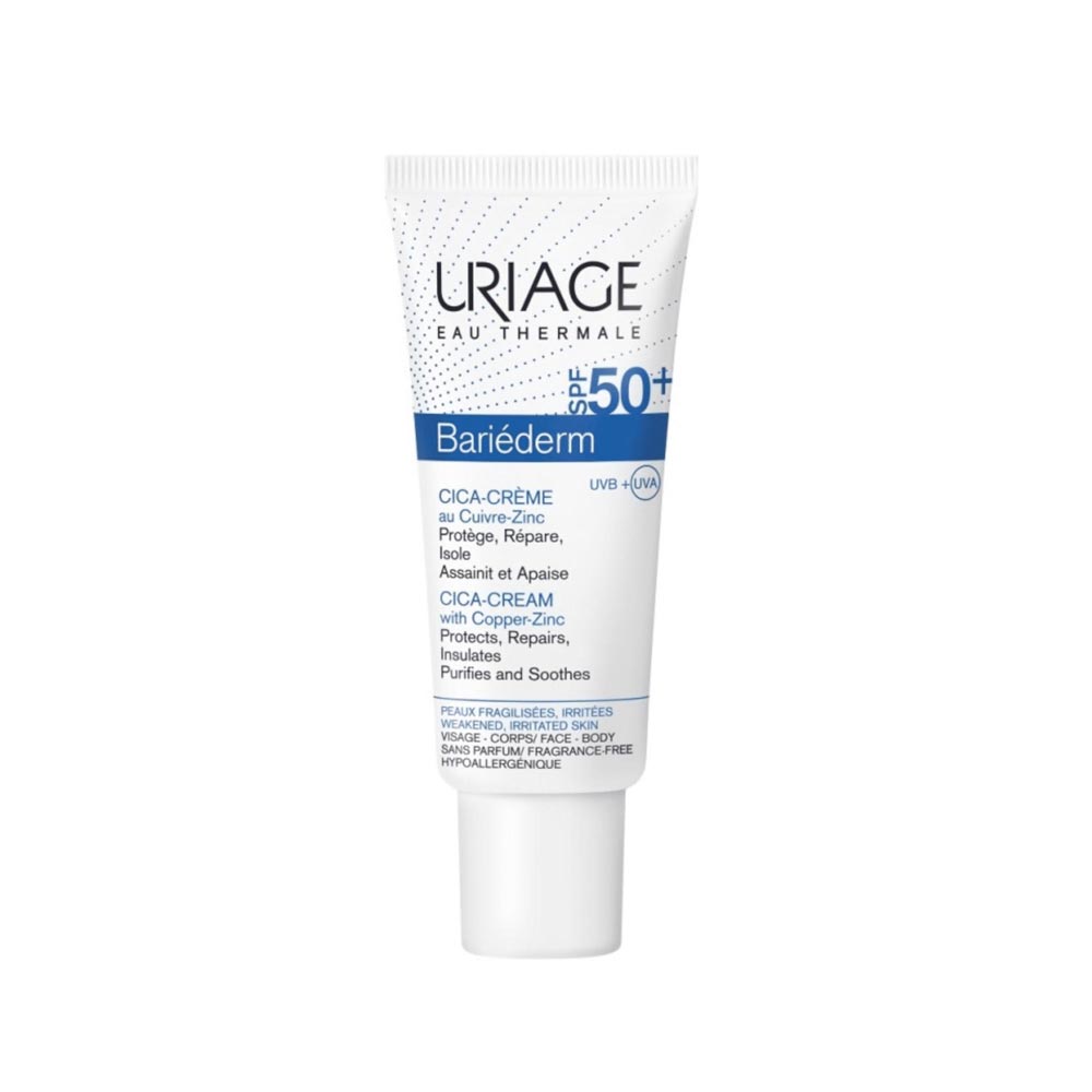 URIAGE Bariederm Cica SPF50+ cream with Cu-Zn 40 ml