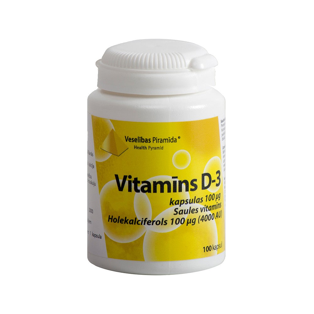 HEALTH PYRAMID Vitamin D3 capsules 100 mcg N100