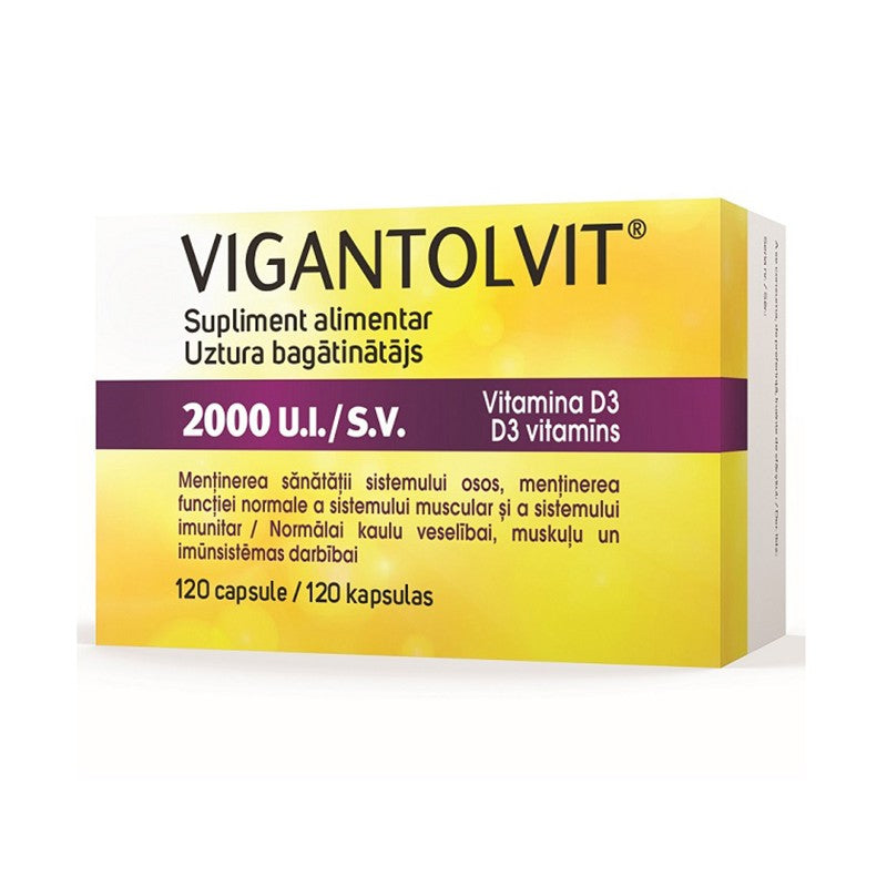 VIGANTOLVIT 2000IU capsules N120