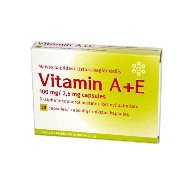VITAMIN A+E capsules N30