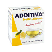 Additiva Heißer Zitrone Lemon + Vitamin C + Zinc + Vitamin D3 Hot drink N10
