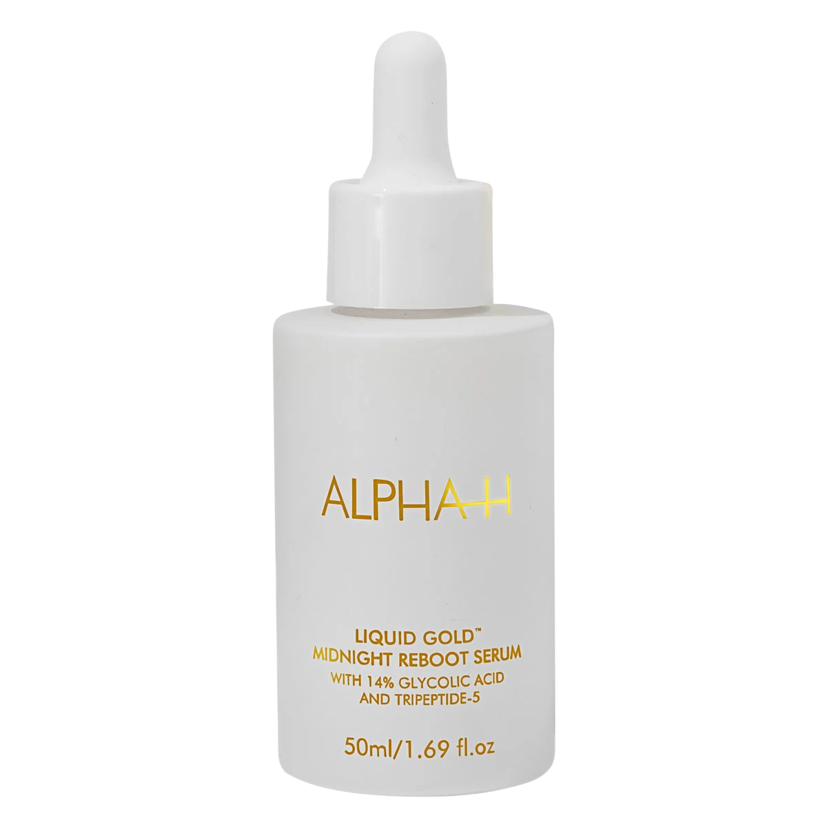 Alpha-H, Midnight Reboot, Glycolic Acid, Exfoliating, Firming, Brightening, Night, Serum, For Face, 50 ml