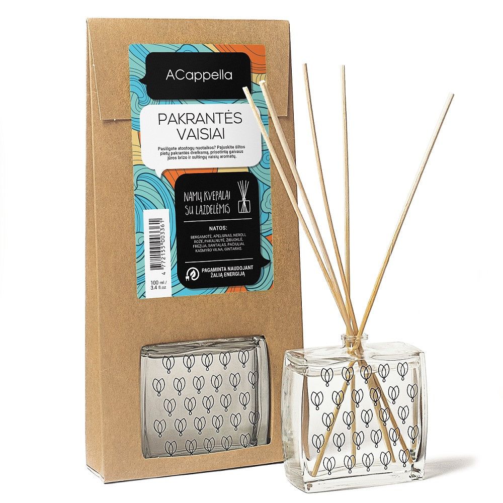 ACappella home fragrance with sticks Coastal fruits 100 ml