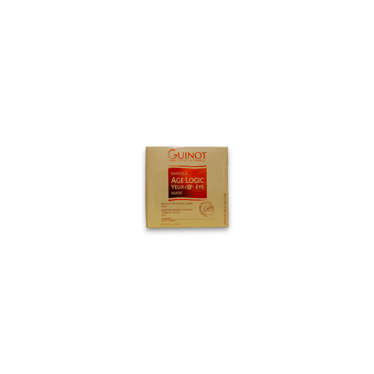 Set, Guinot, Age Logic, Eye Cream Mask, 4 pcs, 5.5 ml