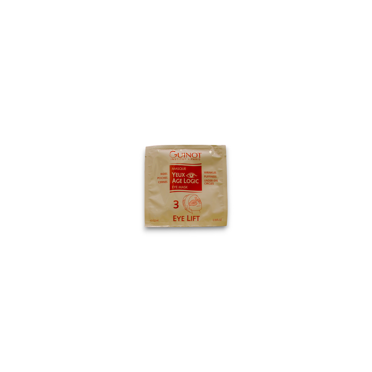 Set, Guinot, Age Logic, Eye Cream Mask, 4 pcs, 5.5 ml