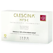 Labo Cosprophar Suisse, Crescina, Transdermic HFSC 1300, For Growth Stimulation, Ampoules Treatment Serum, For Scalp, For Women, 10 +10 pcs, 3.5 ml