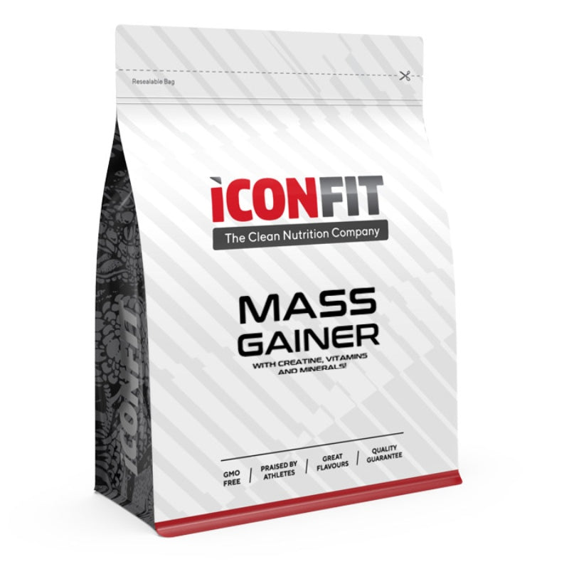 ICONFIT Mass Gainer - Strawberry (Carb 5:1 Protein) 1.5 KG